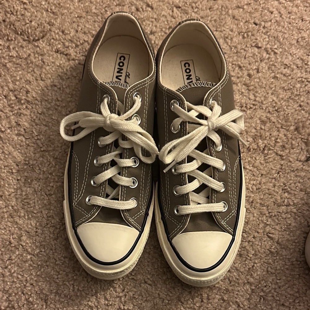 Converse Charcoal Low-Top Sneakers